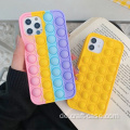3D-Silikon-Regenbogen-Hülle für iPhone 11